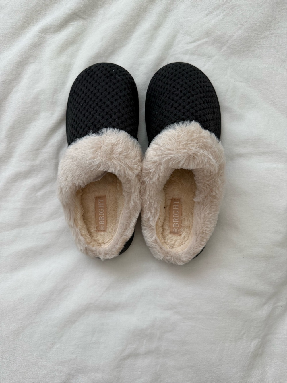 fur slippers